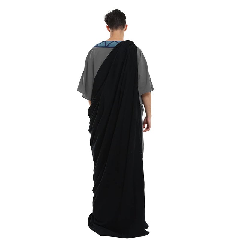 Cosplay.fm Male Greek God Cosplay Costume Outfit for Halloween (XL, Black) - Image 4